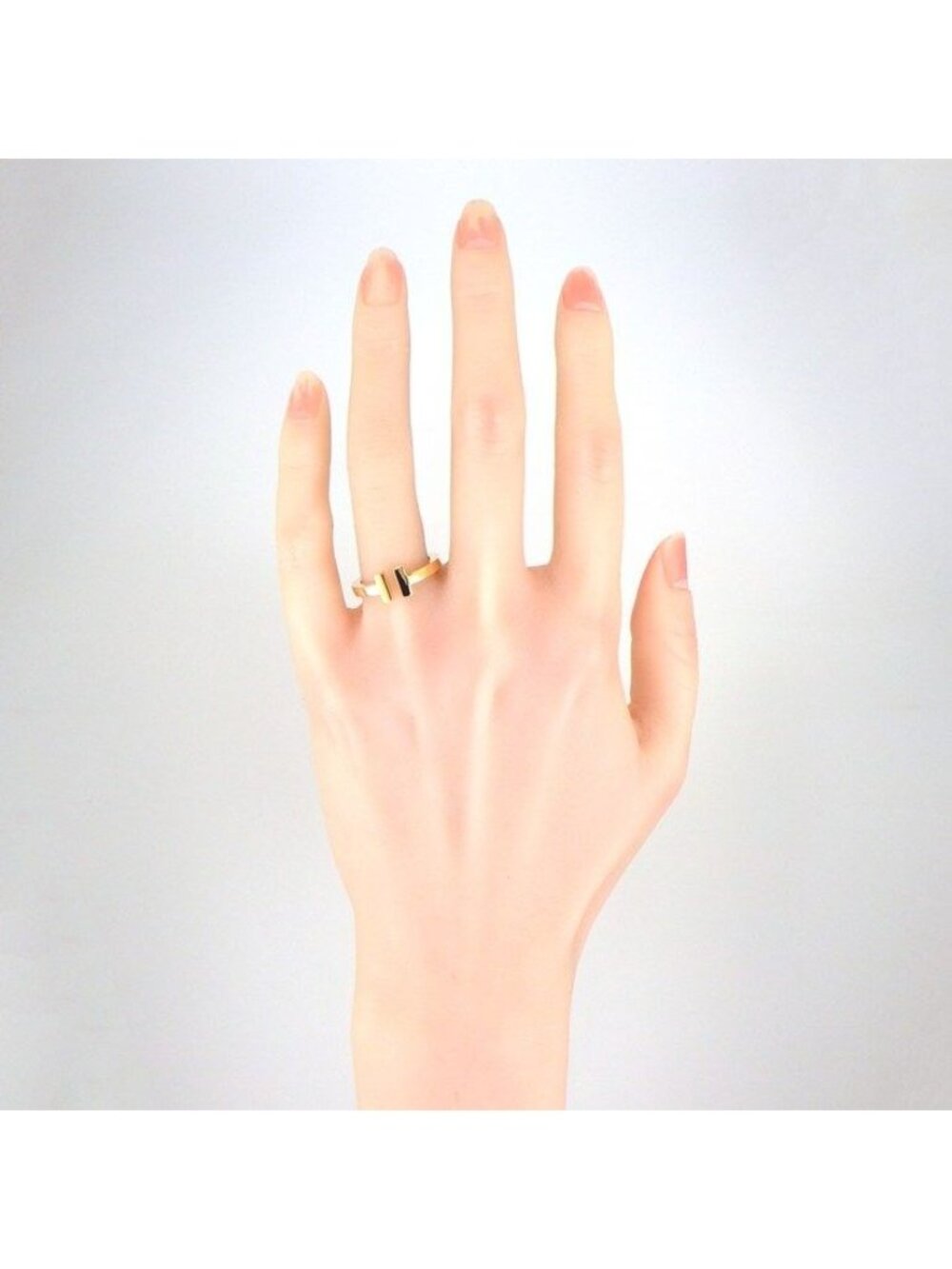 Tiffany & Co Ring T Square 18K Pink Gold - Picture 5 of 7